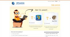 Desktop Screenshot of help.xpossible.com