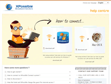 Tablet Screenshot of help.xpossible.com